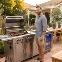 Arcticedge Elite Stainless Outdoor Kitchen — Lifestyle