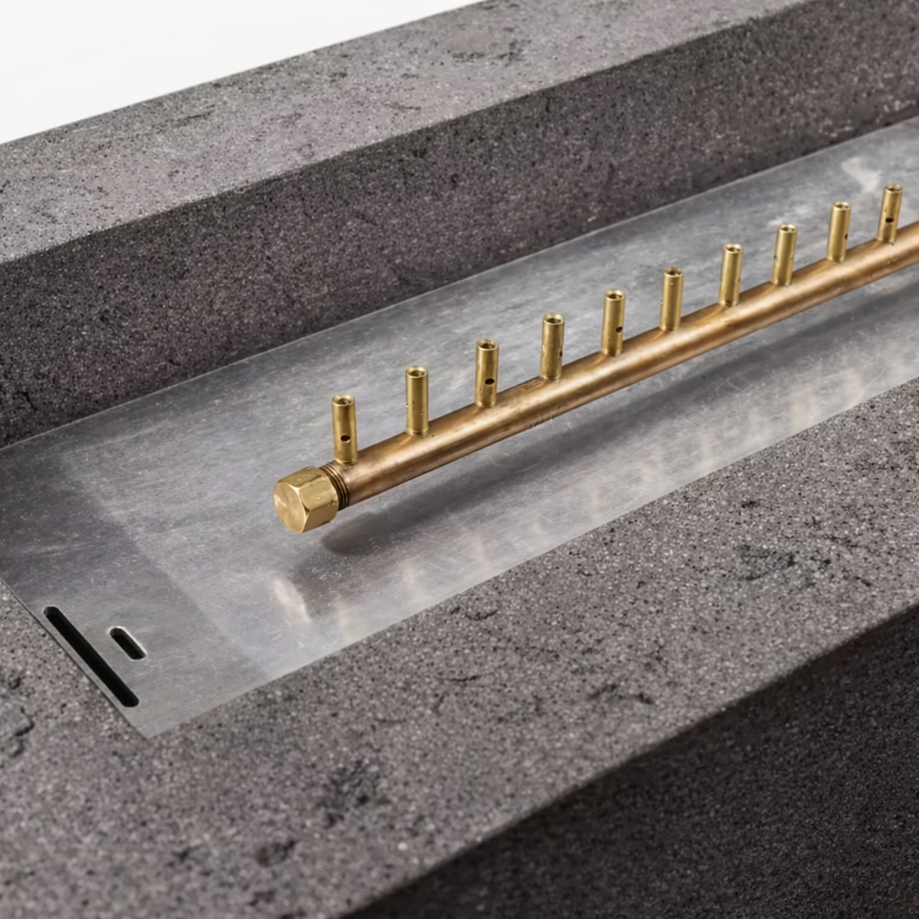 StrataForm Elevate Concrete Fire Table